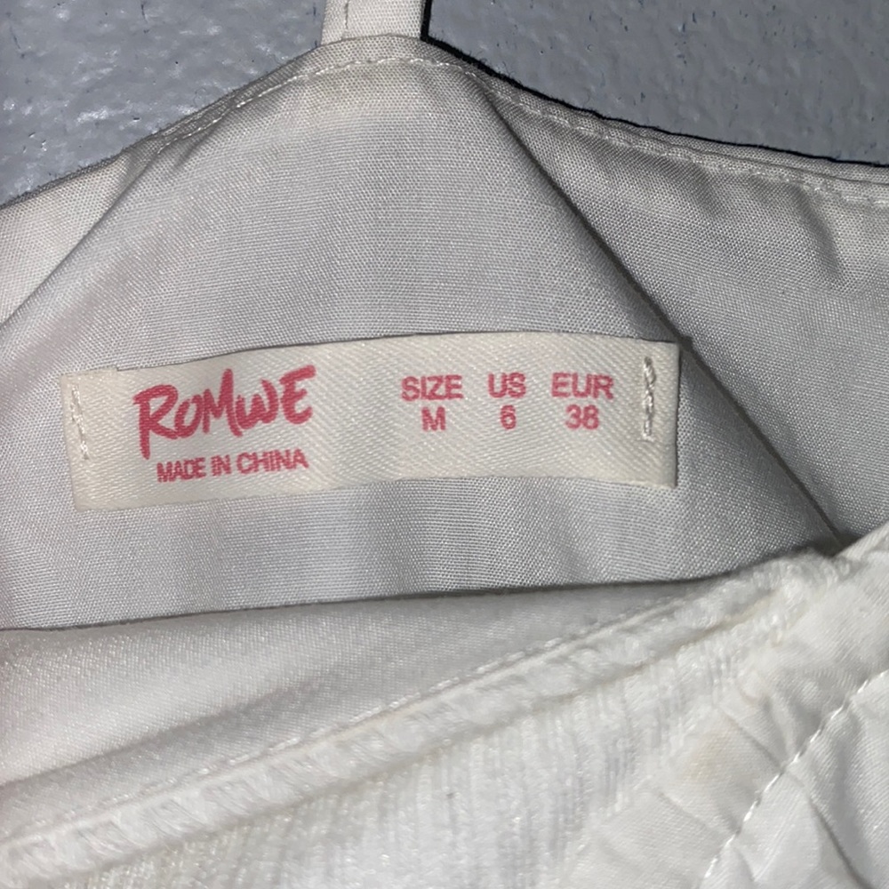 ROMWE Layered Ruffle One Shoulder Top Size: M - Picture 4 of 6